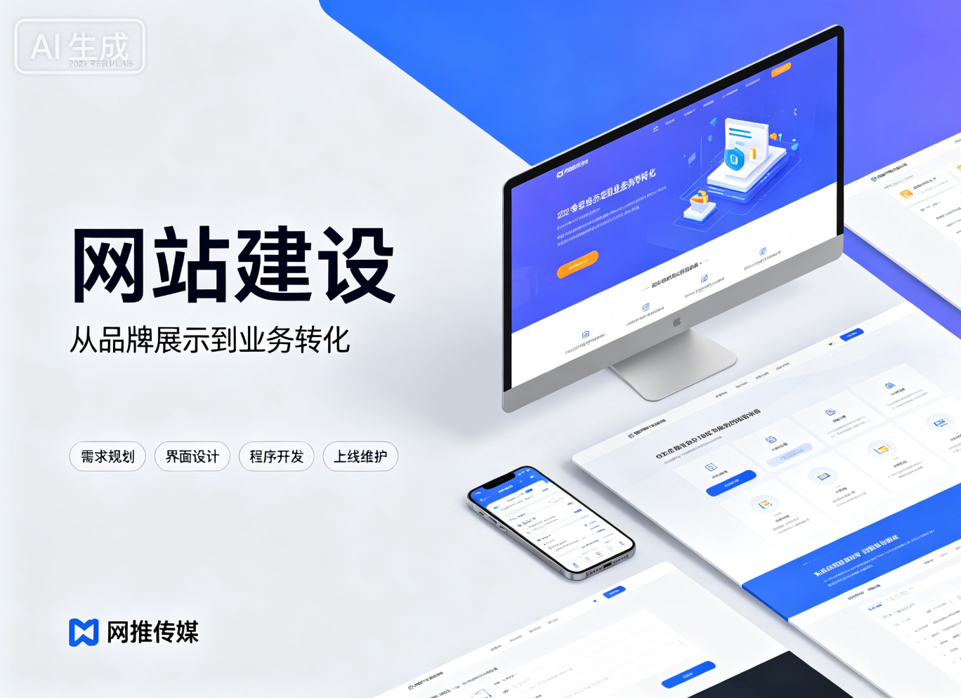 企业网站建设后台管理界面示意图